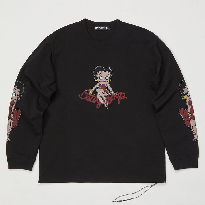 MASTERMIND WORLD×BETTY BOOP】L/S TEE REGULAR FIT MW25C15-TS205の