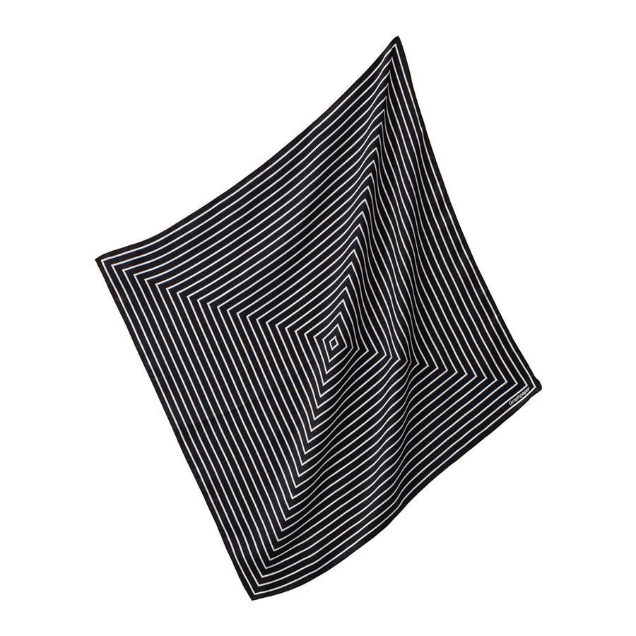 【Graphpaper/グラフペーパー】<br>Geometric Silk Scarf <br>GU253-90506