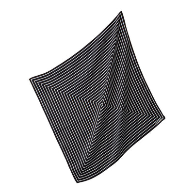 【Graphpaper/グラフペーパー】<br>Geometric Silk Scarf <br>GU253-90506