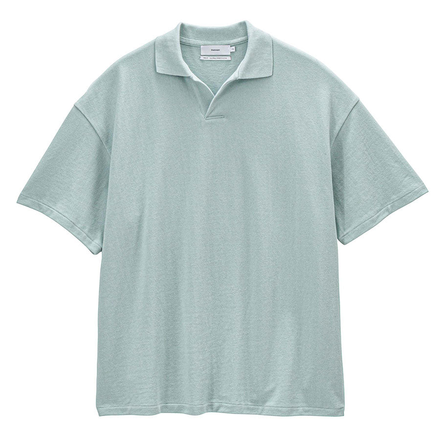 Graphpaper/グラフペーパー】Cotton Pique Jersey S/S Skipper Polo