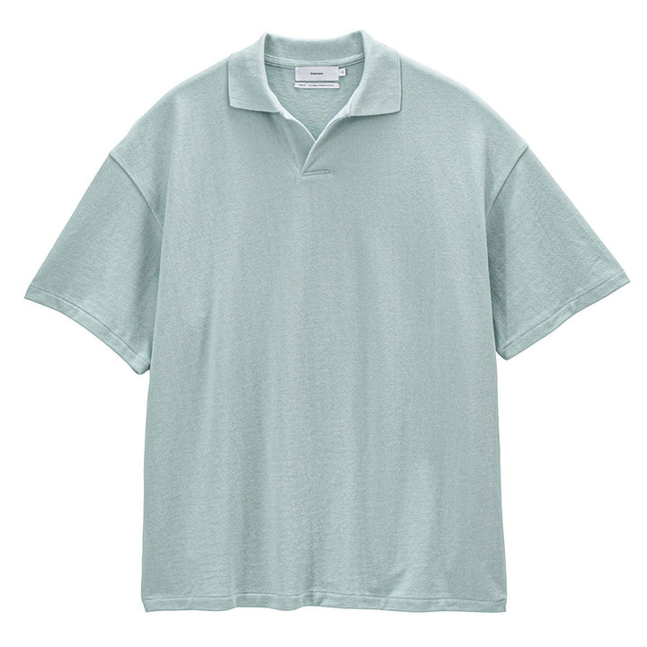 Graphpaper/グラフペーパー】Cotton Pique Jersey S/S Skipper Polo