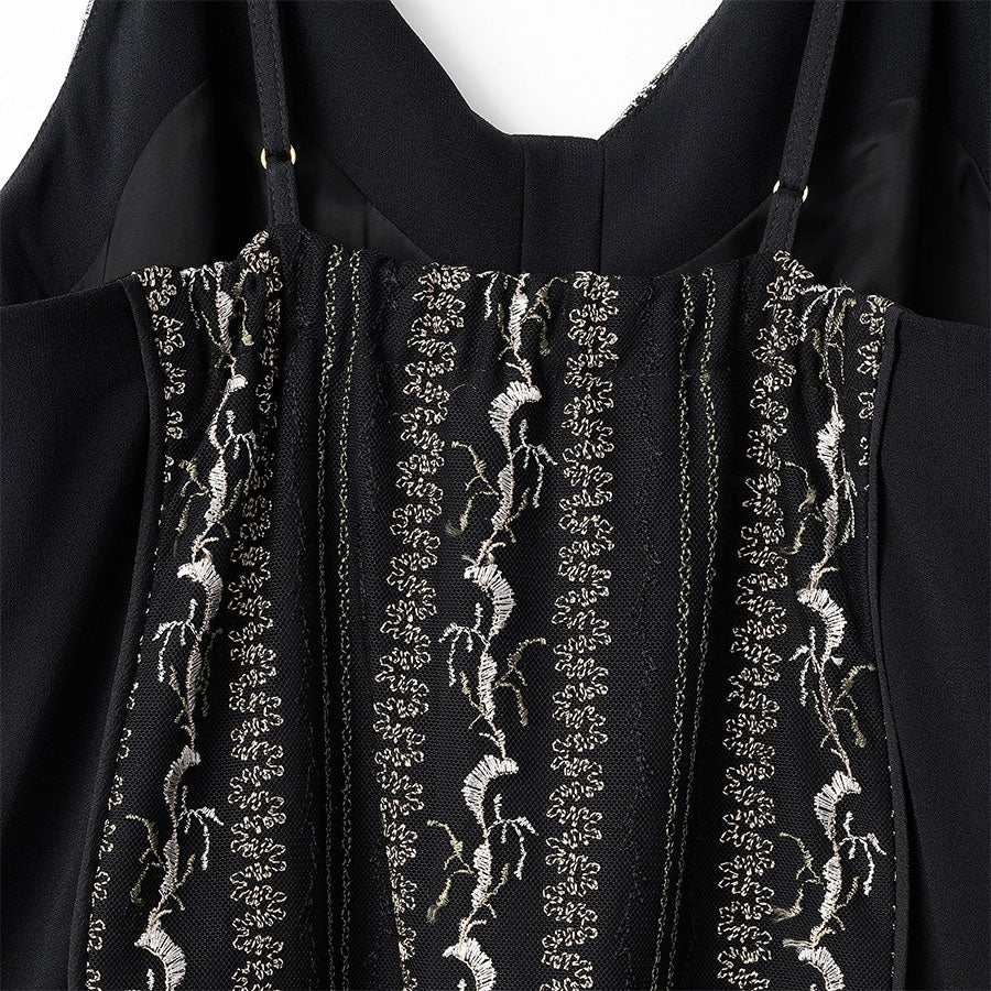 【MURRAL/뮤랄】<br> Petal lace overalls<br> 2320911030 