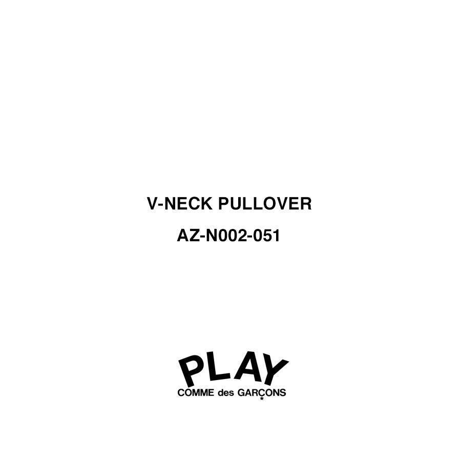 【PLAY COMME des GARCONS】<br>V-NECK PULLOVER <br>AZ-N002-051