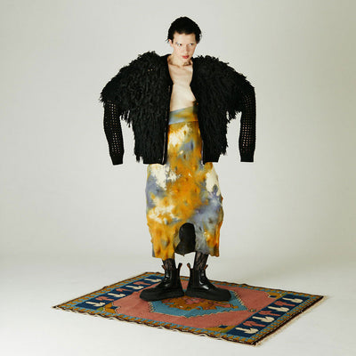 【OPEN SESAME CLUB/オープン セサミ クラブ】<br>tulle fur blouson <br>OCF23502