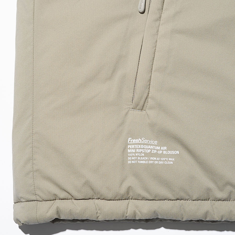 【FreshService/フレッシュサービス】<br>PERTEX® QUANTUM AIR MINI RIPSTOP  ZIP-UP BLOUSON <br>FSC253-30195