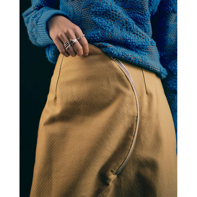 【PHOTOCOPIEU/フォトコピュー】<br>HALF-ZIP SWEATER (TATE) <br>252TAT