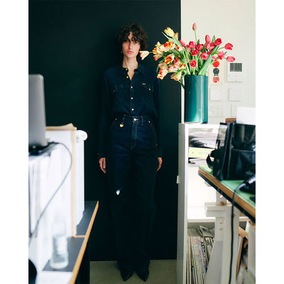 【PHOTOCOPIEU/フォトコピュー】<br>HI-WAIST DENIM PANTS (DAPHNE) <br>242DPN
