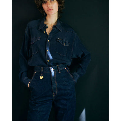 【PHOTOCOPIEU/フォトコピュー】<br>HI-WAIST DENIM PANTS (DAPHNE) <br>242DPN