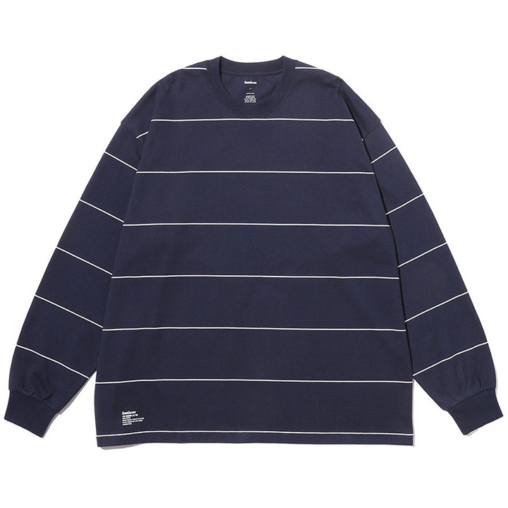 フレッシュサービス PIN BORDER L/S TEE NAVY*WHITEM FreshService/フレッシュサービス】PIN BORDER L/S TEE FSC261-70261の
