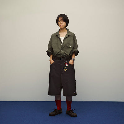 【SEDAN ALL-PURPOSE/セダンオールパーパス】<br>Dickies® / Carpenter Wide Shorts <br>SD25S-PT09