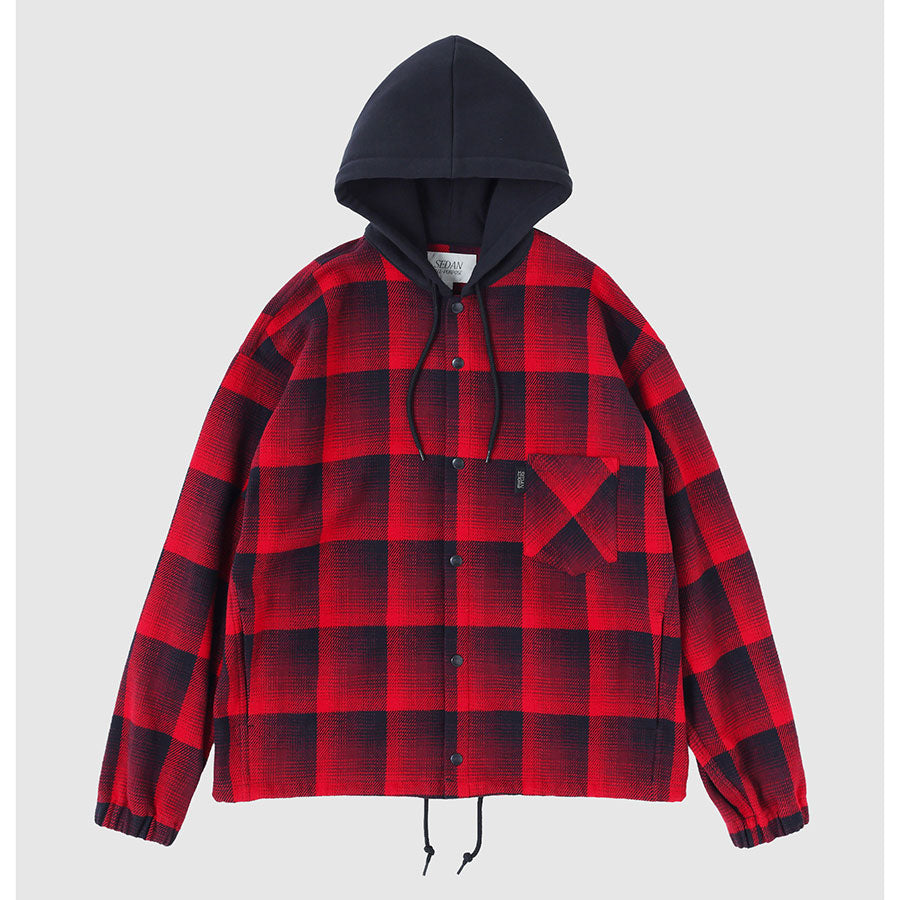 【SEDAN ALL-PURPOSE/セダンオールパーパス】<br>Flannel Hoodie <br>SD25F-SH05