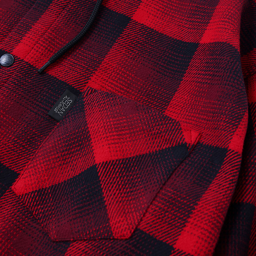 【SEDAN ALL-PURPOSE/セダンオールパーパス】<br>Flannel Hoodie <br>SD25F-SH05