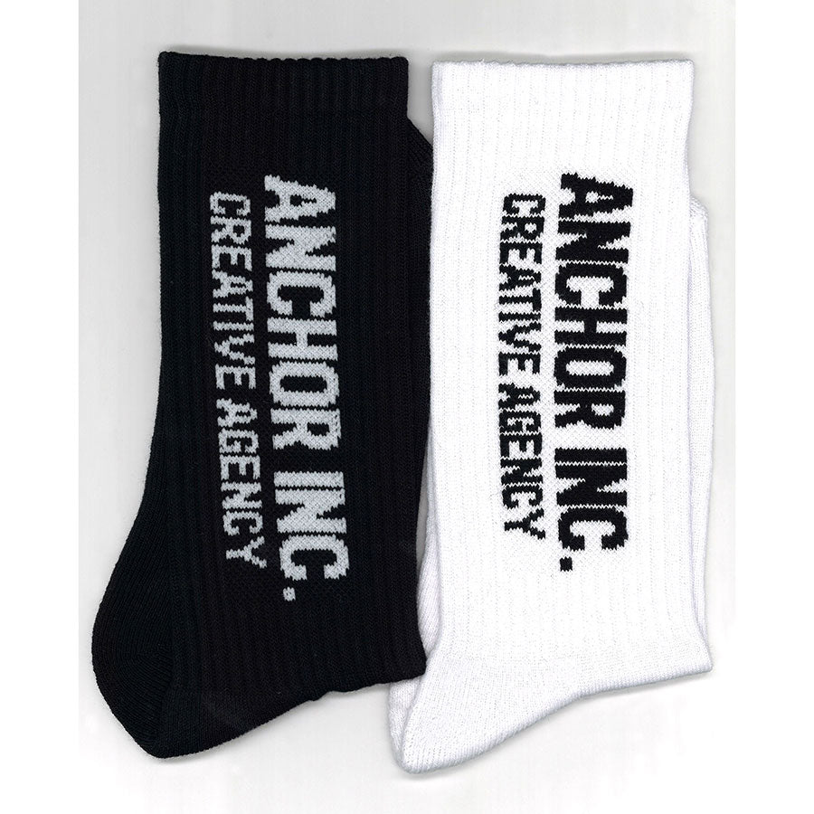【ANCHOR INC./アンカーインク】<br>BOLD LOGO SOCKS <br>ANCFW25AC11