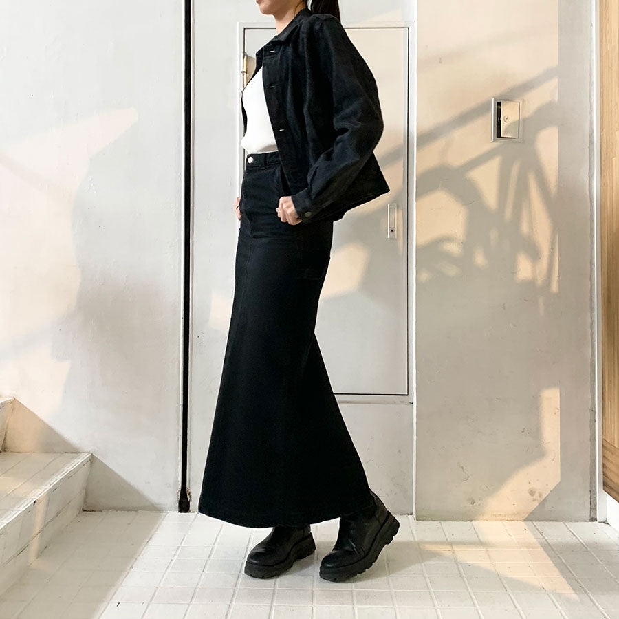 IIROT/イロット】USA Cotton Maxi skirt 022-023-D003の通販
