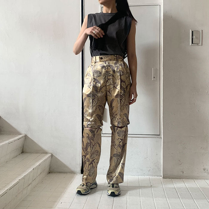 INSCRIRE/アンスクリア】Animal Print 2 Way Pants I23SS-PT104