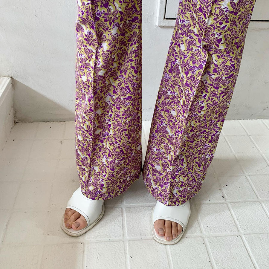 FUMIE TANAKA/フミエタナカ】flower jacquard PA F23S-46の通販
