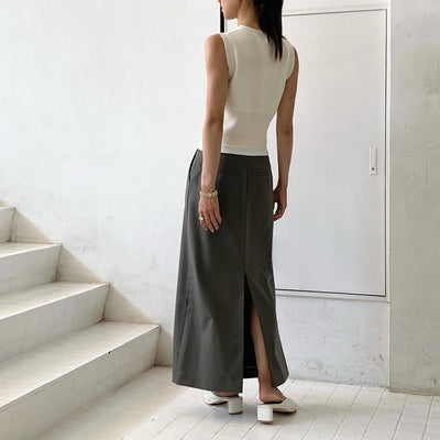 【IIROT/イロット】<br>Wrap waist Skirt <br>023-023-WS11
