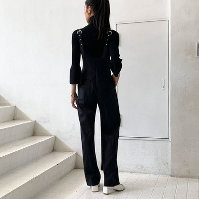 【CFCL/シーエフシーエル】<br>CUPRO RIB LONG BELL SLEEVE TOP <br>CF006KN055
