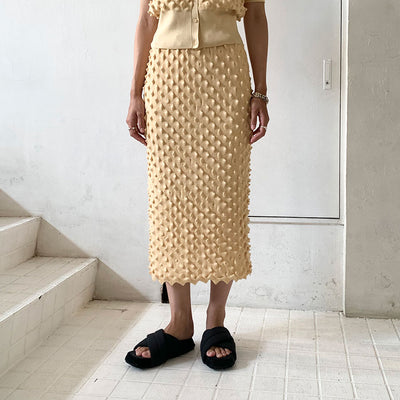 【OPEN SESAME CLUB/オープン セサミ クラブ】<br>durian long skirt <br>OCF23201