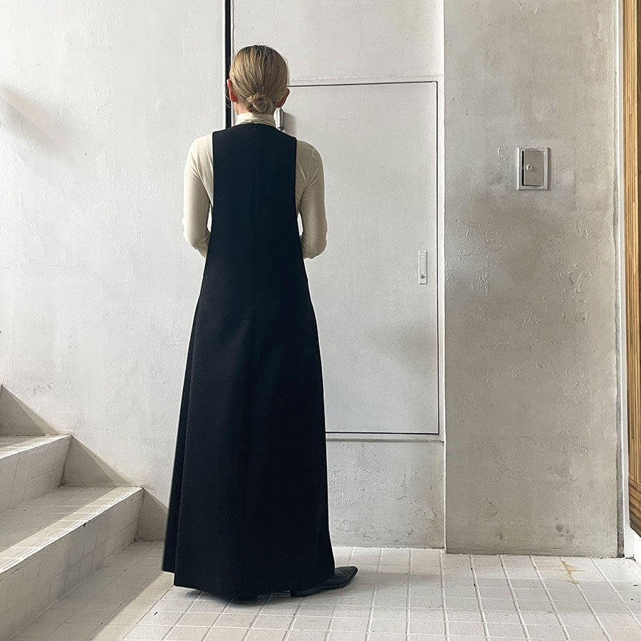 【AURALEE/オーラリー】<br>TENSE WOOL DOUBLE CLOTH DRESS <br>A23AD03WP