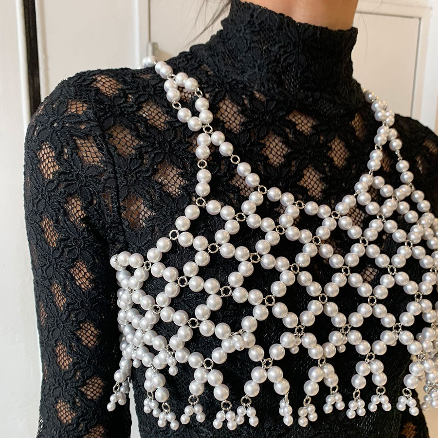 【MURRAL/ミューラル】<br>Snow cover pearl bustier <br>2320820060
