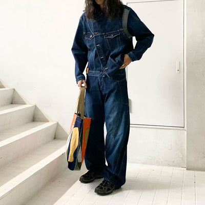【KHOKI/コッキ】<br>Color-block vinyl tote bag <br>23aw-bg-03