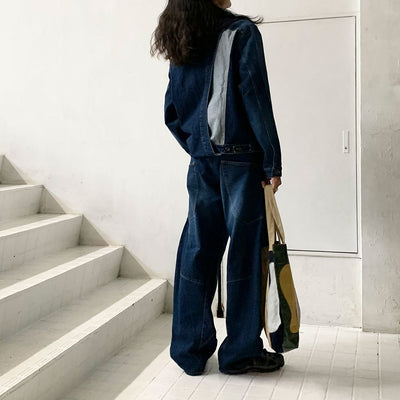 【KHOKI/コッキ】<br>Draped denim pants <br>23aw-p-07