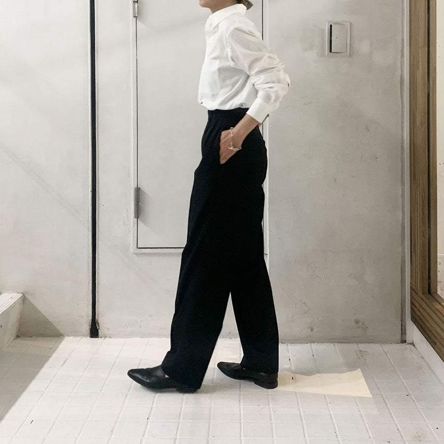 【AURALEE/オーラリー】<br>LIGHT WOOL MAX GABARDINE SLACKS <br>A23AP05MG