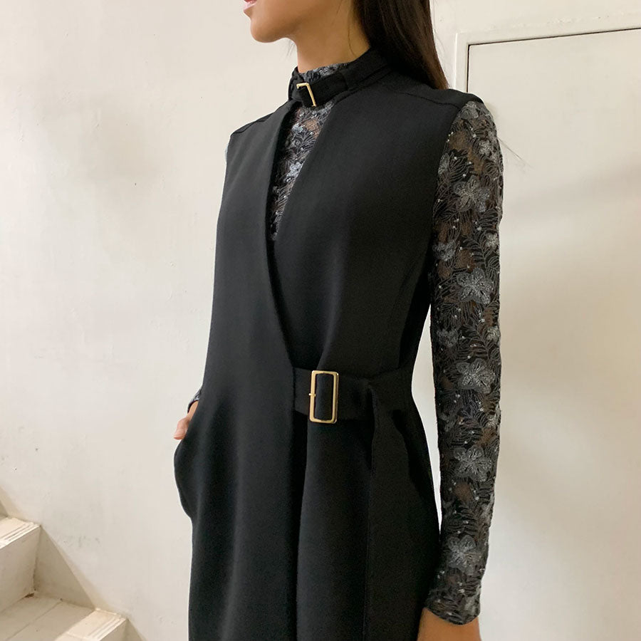 【EBONY/エボニー】<br>Embroidery Lace Tops <br>E23AW/T-02