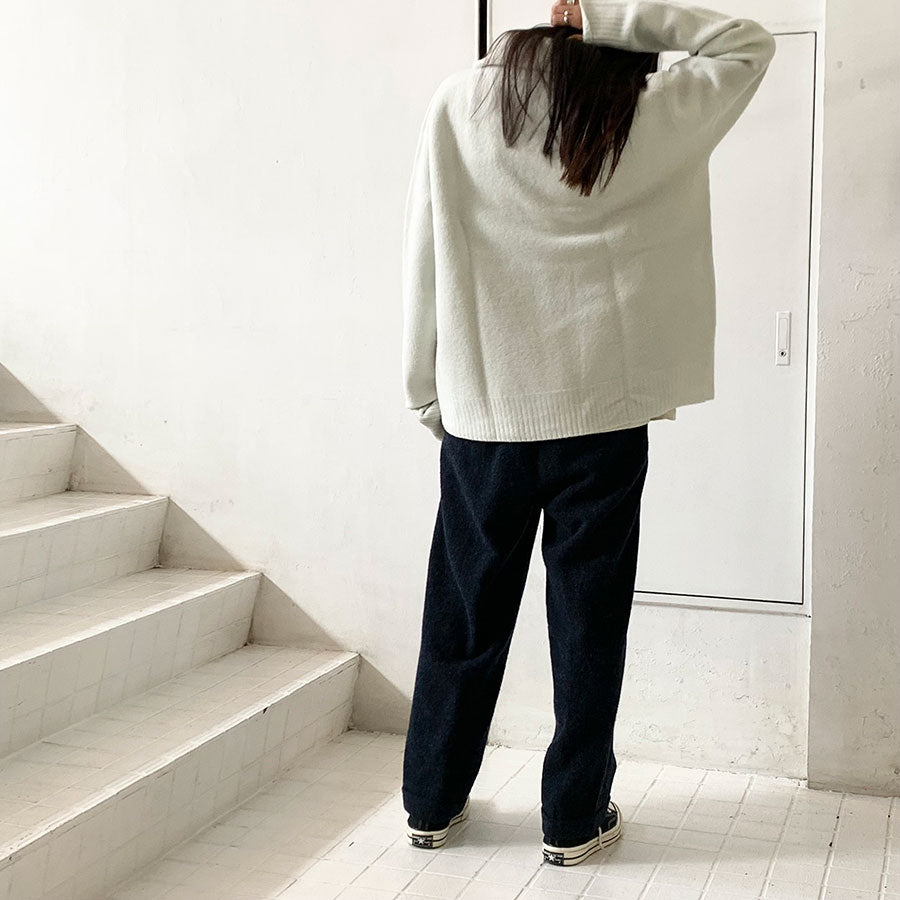 【A.PRESSE/アプレッセ】<br>Tweed Two Tuck Trousers <br>23AAP-04-02H