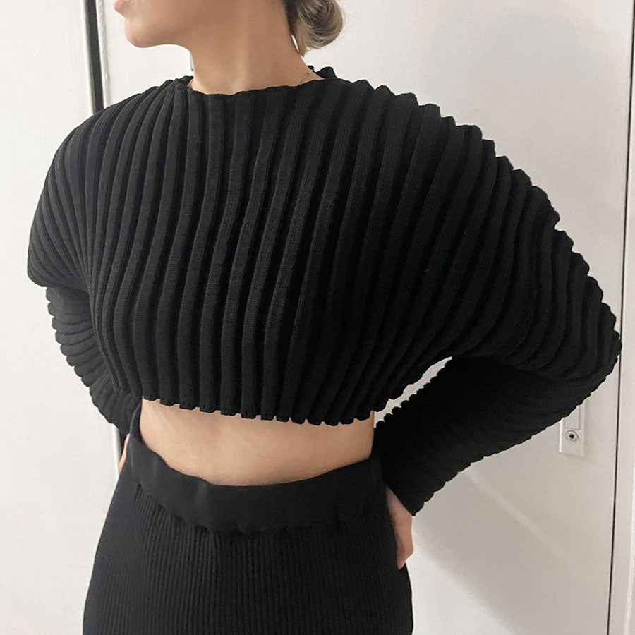 【CFCL/シーエフシーエル】<br>COLIMACON CROPPED TOP <br>CF006KN112