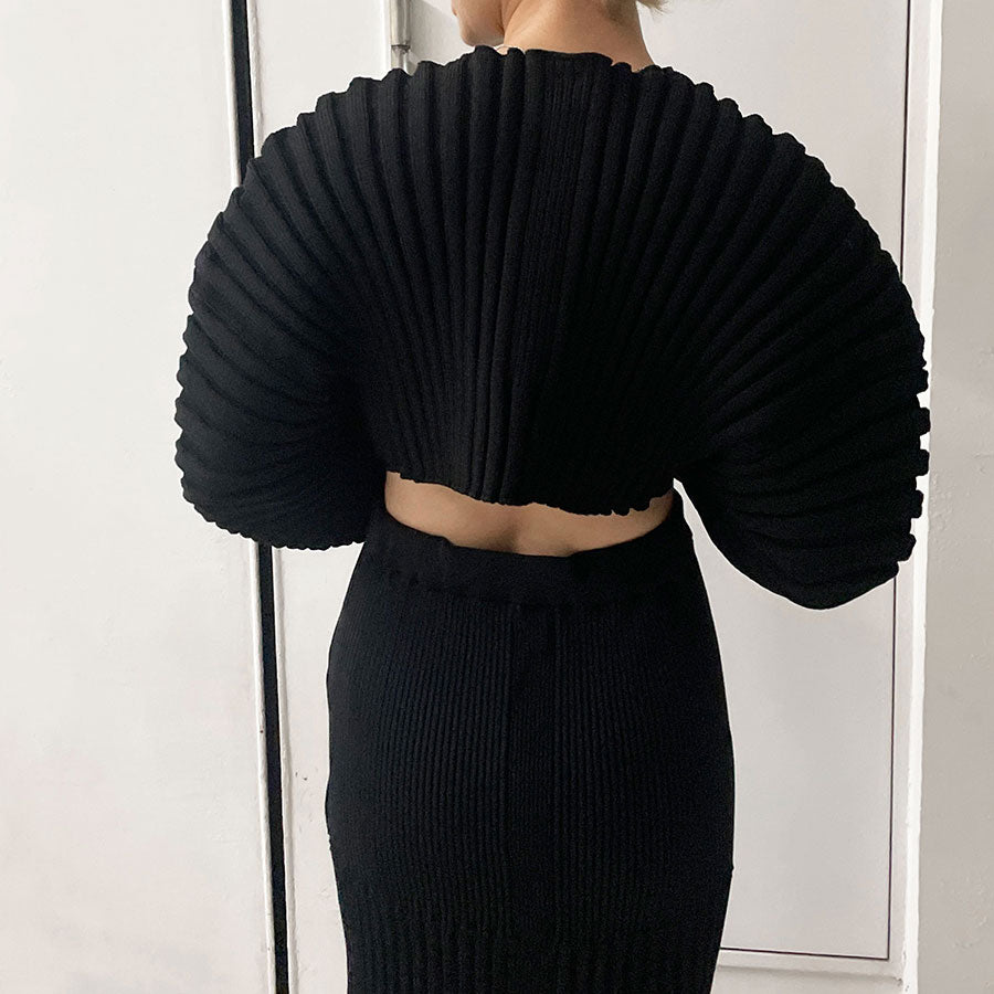 【CFCL/シーエフシーエル】<br>COLIMACON CROPPED TOP <br>CF006KN112