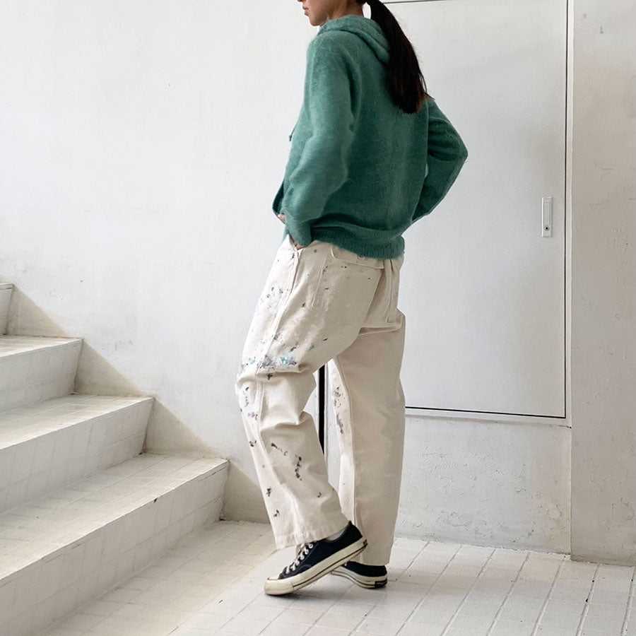 【HERILL/ヘリル】<br>Backsatin splash Utilitypants <br>23-030-HL-8050-3