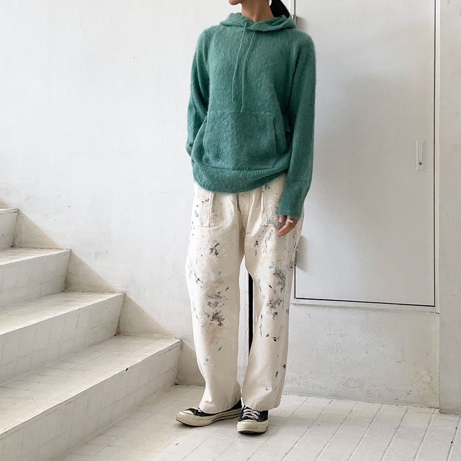 AURALEE/オーラリー】BRUSHED SUPER KID MOHAIR KNIT P/O PARKA 