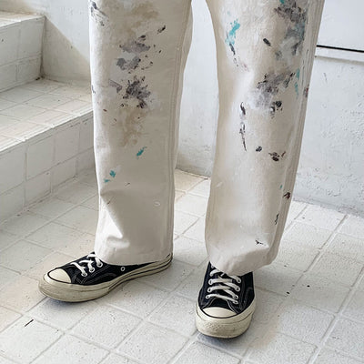【HERILL/ヘリル】<br>Backsatin splash Utilitypants <br>23-030-HL-8050-3