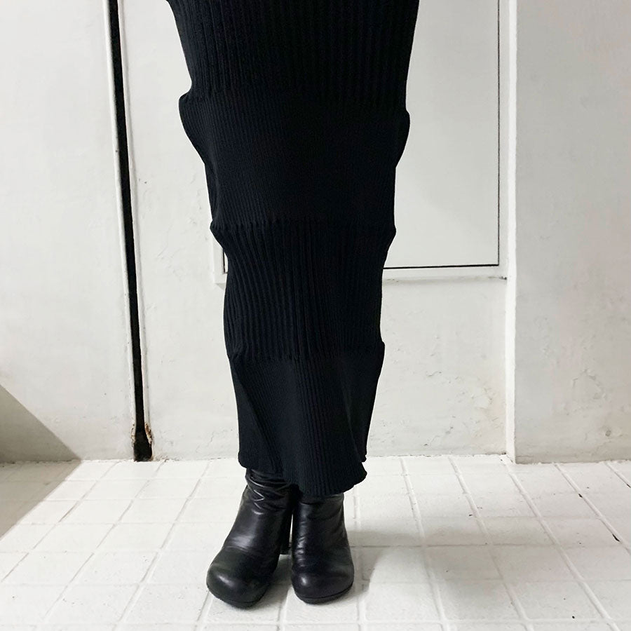 【CFCL/シーエフシーエル】<br>FLUTED LUCENT LONG PUFF SLEEVE DRESS <br>CF006KH051