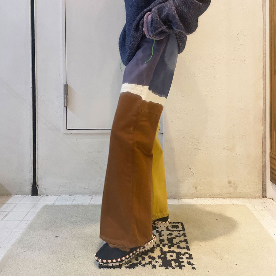 【kotohayokozawa/コトハヨコザワ】<br>HAND PAINTED PANTS <br>KT23A-PT03
