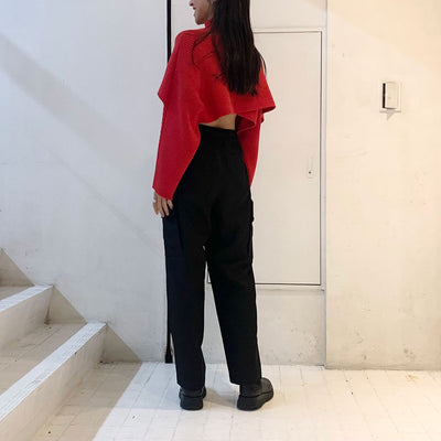 【IIROT/イロット】<br>Cotton wool layered knit <br>024-023-KT56