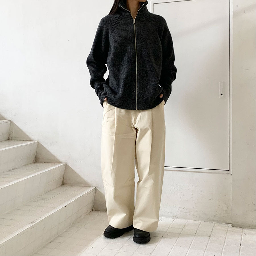 【NEW限定品】 THE RERACS/ザ・リラクス】RERACS BULKY CASHMERE/SILK DRIVERS トップス