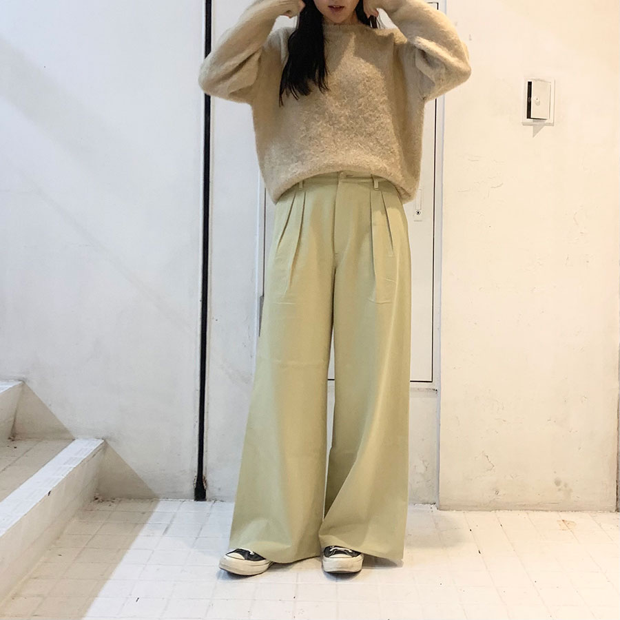 AURALEE/オーラリー】BRUSHED SUPER KID MOHAIR KNIT P/O