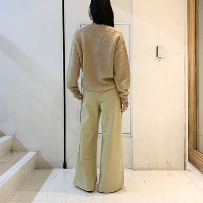 【AURALEE/オーラリー】<br>WASHED HEAVY CHINO WIDE PANTS <br>A23AP03ZC