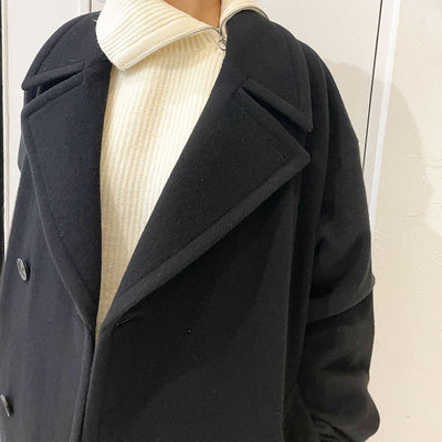 【AURALEE/オーラリー】<br>CASHMERE WOOL MOSSER HALF COAT <br>A23AC04MC