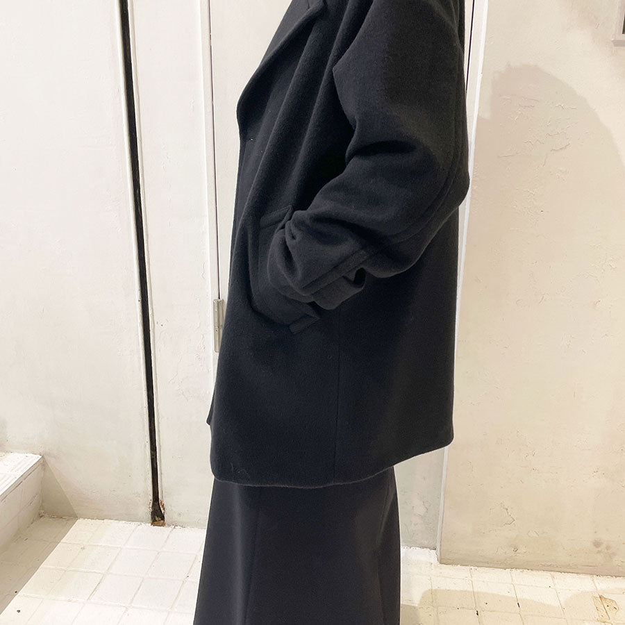 【AURALEE/オーラリー】<br>CASHMERE WOOL MOSSER HALF COAT <br>A23AC04MC