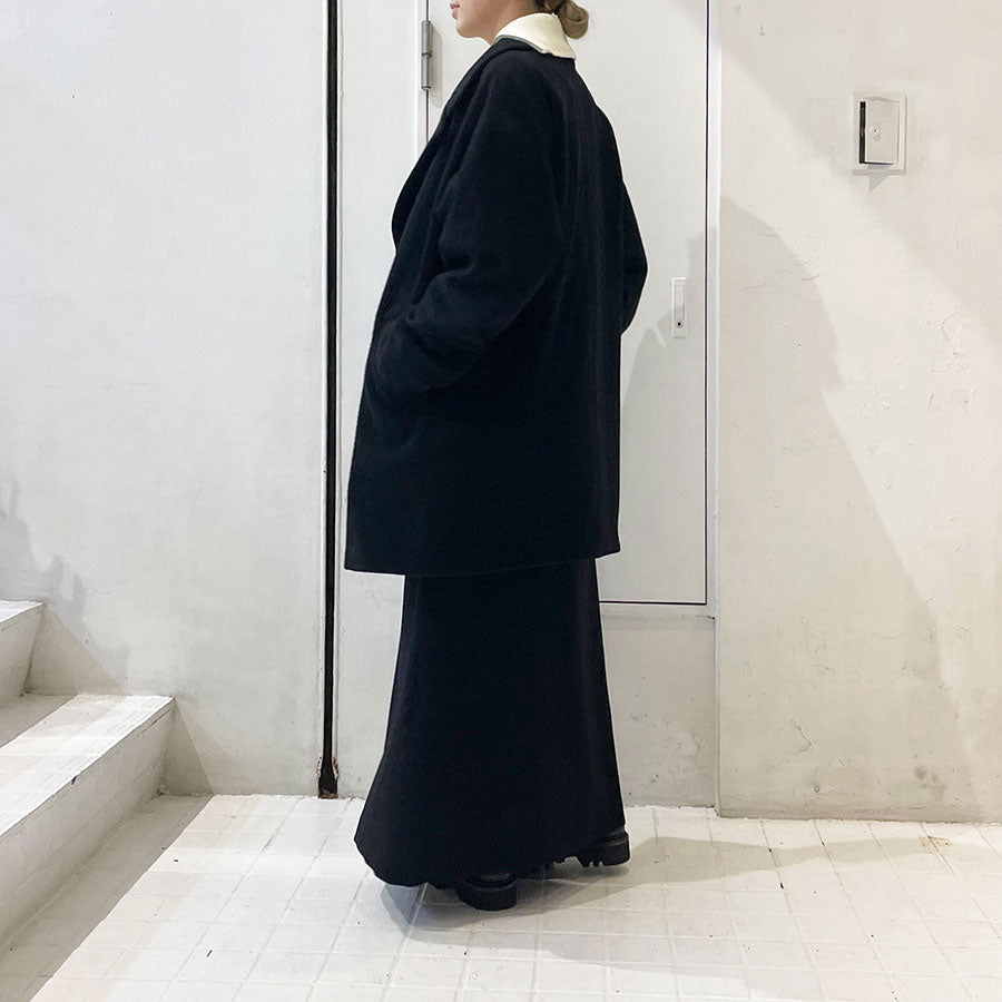 【AURALEE/オーラリー】<br>CASHMERE WOOL MOSSER HALF COAT <br>A23AC04MC
