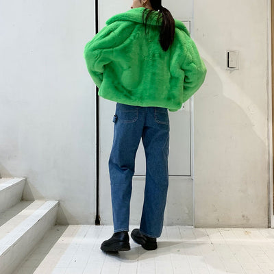 【jakke/ジャッキー】<br>TRACI COAT (NEON GREEN) <br>J2220C16
