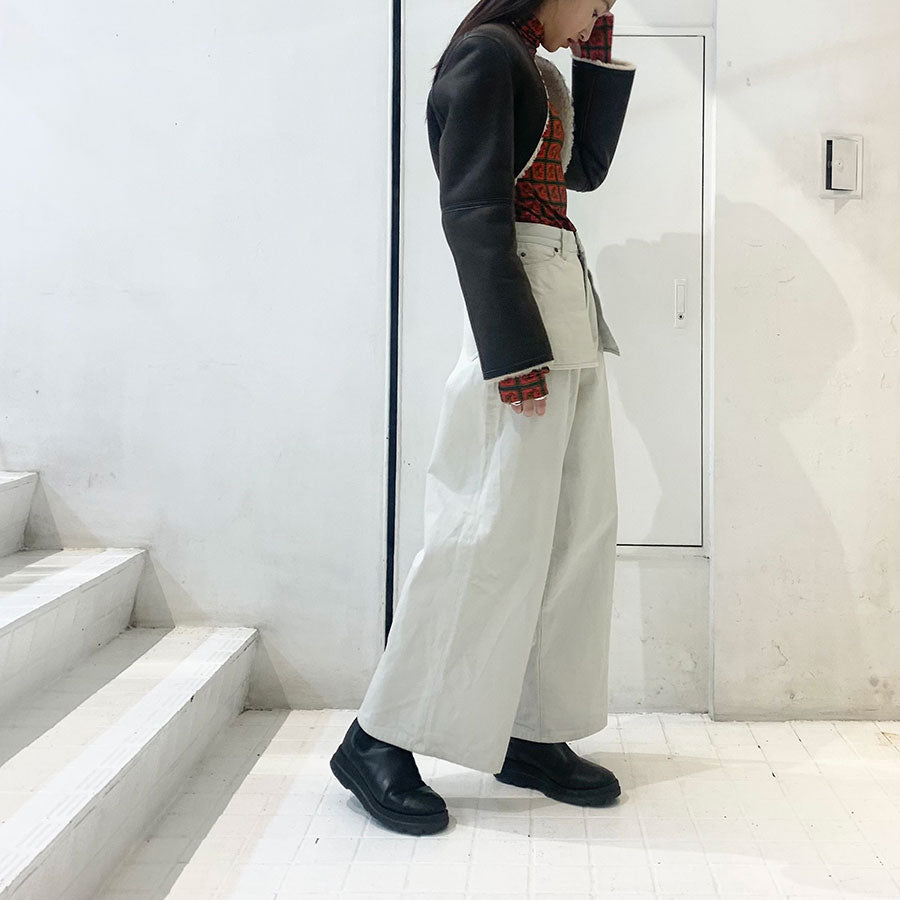 【INSCRIRE/アンスクリア】<br>Mouton Transform Jacket <br>I23AW-JK35B