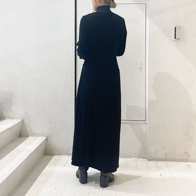【EBONY/エボニー】<br>Wool Wrap dress <br>E23AW/D-04