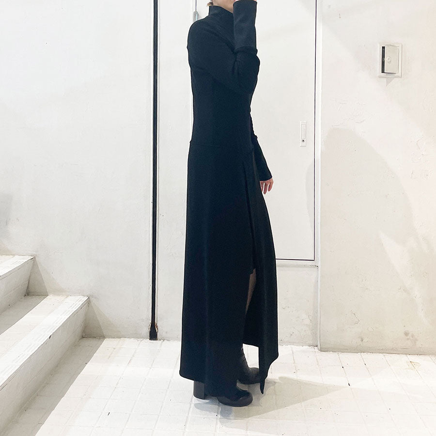 【EBONY/エボニー】<br>Wool Wrap dress <br>E23AW/D-04