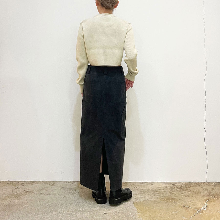 AURALEE/オーラリー】SUPER HARD TWIST RIB KNIT SHORT P/O A24SP05TR 