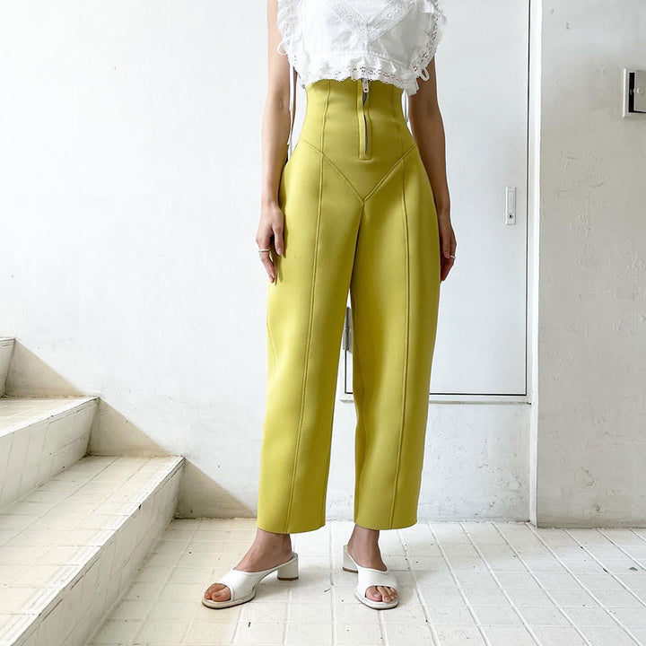 FUMIKA UCHIDA/フミカウチダ】URETHANE HIGH-WAIST PANTS T